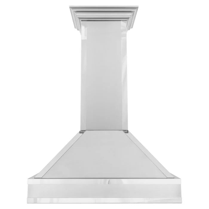 36 in. Ducted Wall Mount Range Hood in Stainless Steel Y711893