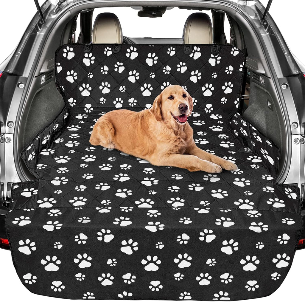 Water-Resistant SUV Cargo Liner with Non-Slip Backing, Black, Pack of 2 K765