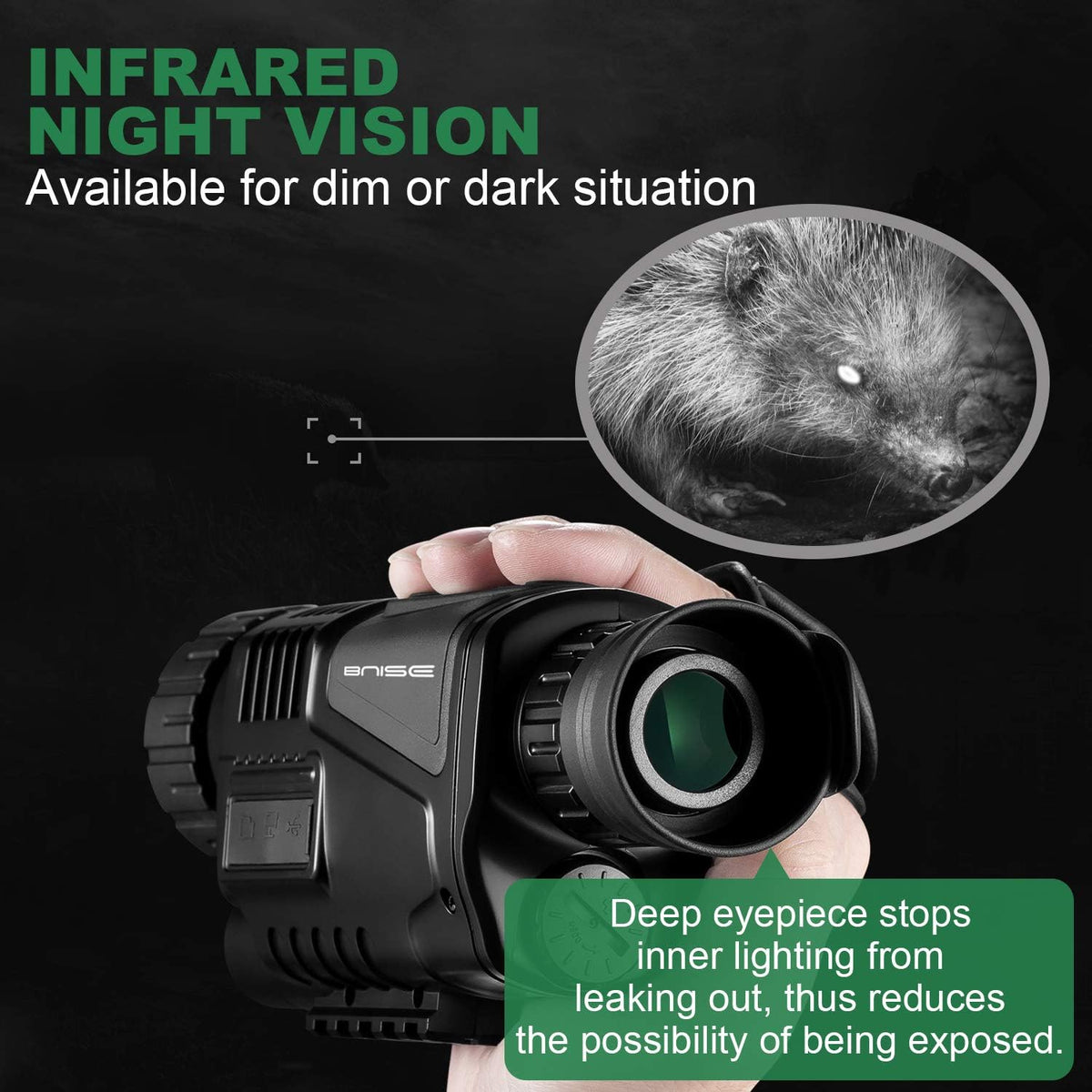 8x40 Infrared Night Vision Monocular Digital Camera P43513