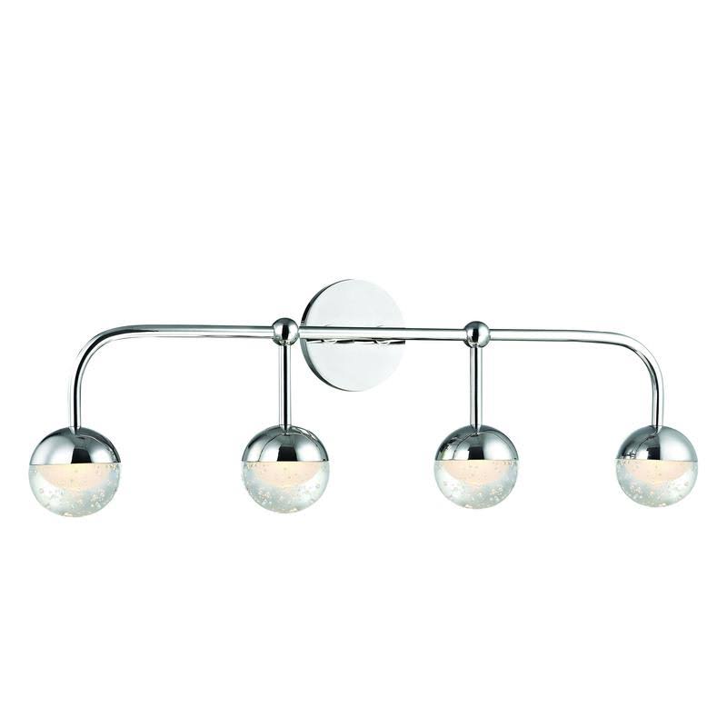 Aged Brass LED Bath Light F73072
