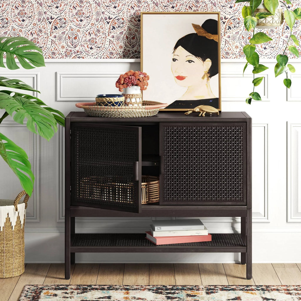 Black 2 Door Cabinet B77717