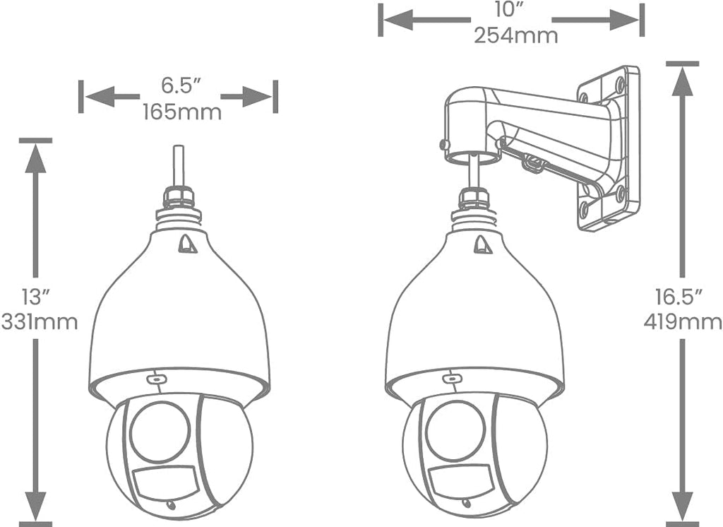 4K Ultra HD Indoor / Outdoor Security Camera with 25x Optical Zoom I402