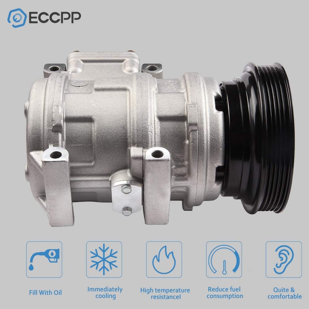 AC Compressor with Clutch J3881
