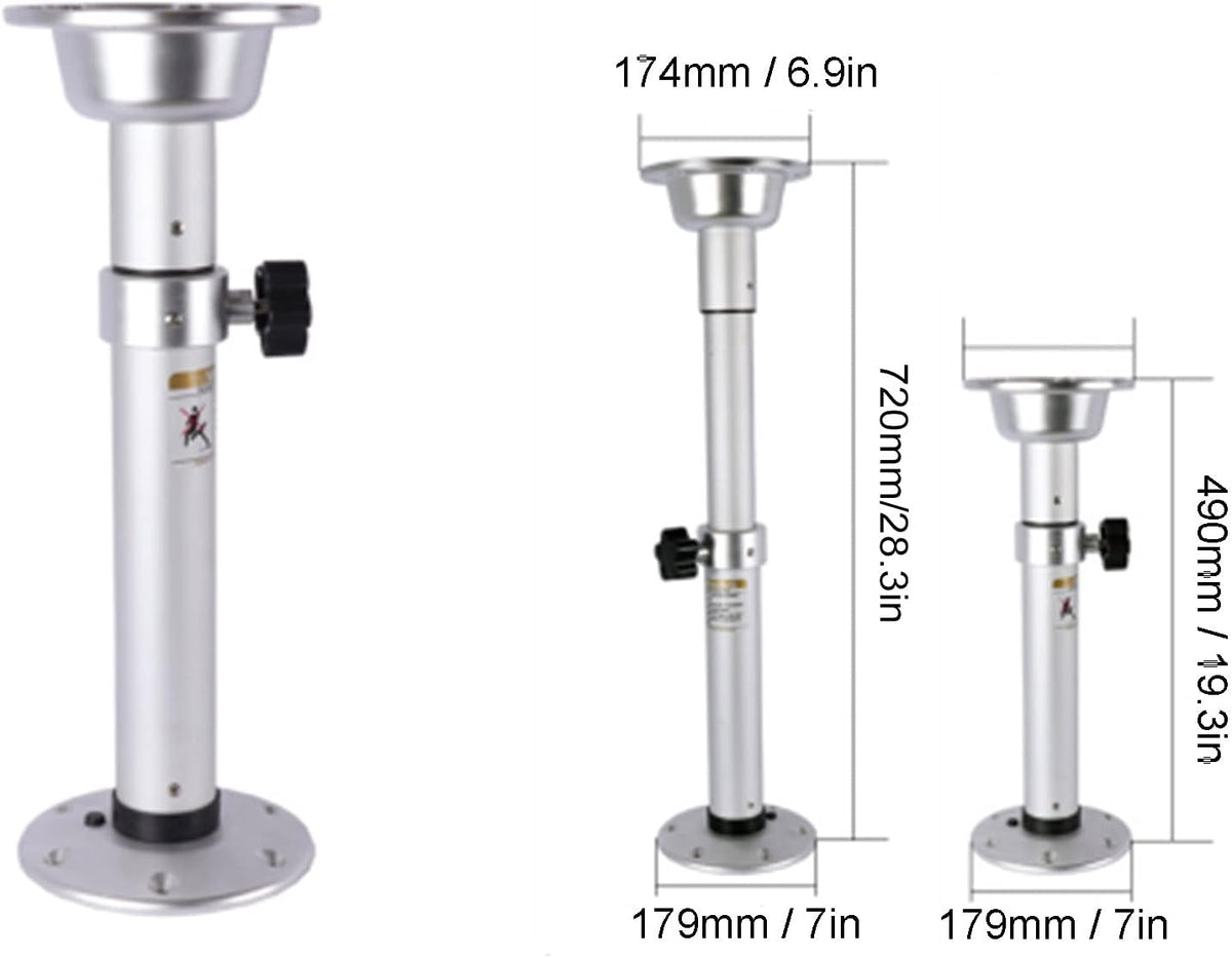 Adjustable Telescopic Table Pedestal Kit with Mount Base V29547