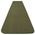 Skid-Resistant Carpet Runner Olive Green 12 ft. x 27 in. S38819