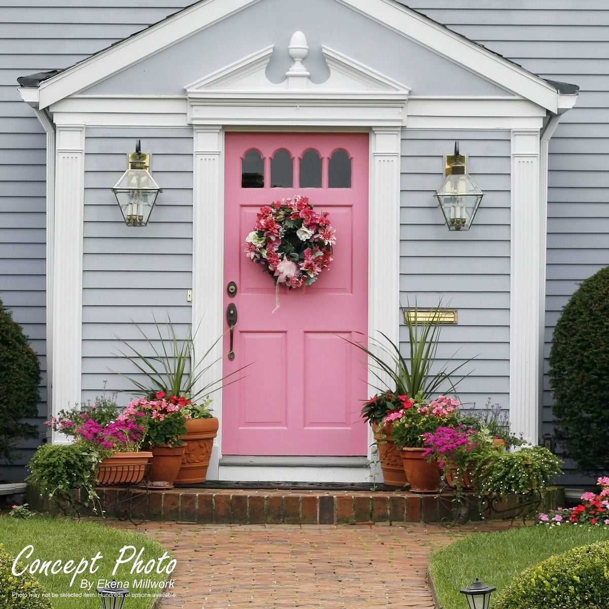 PVC Pilaster with Capital and Base (Pair) H521