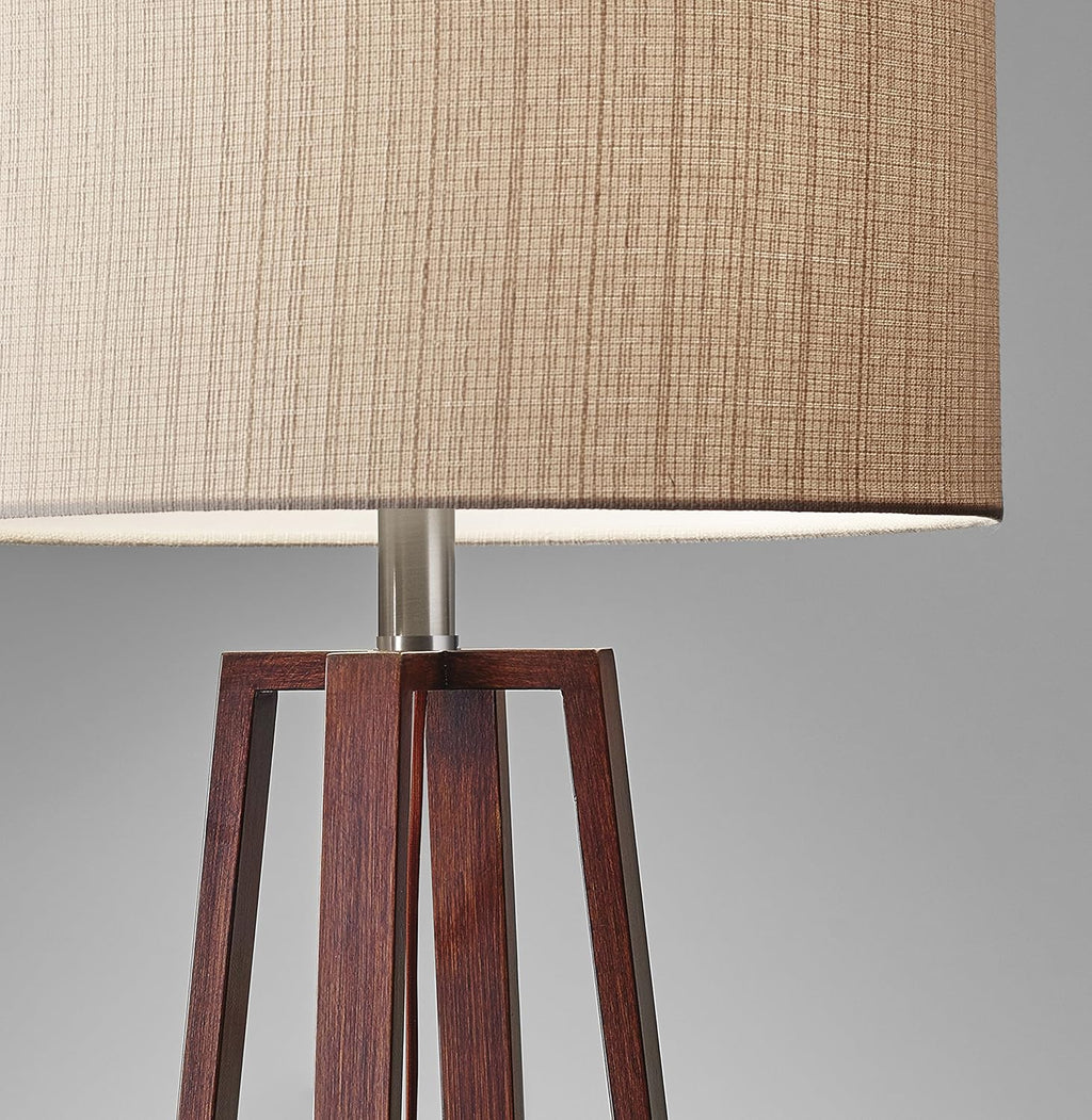 Walnut Birch Wood Floor Lamp W210