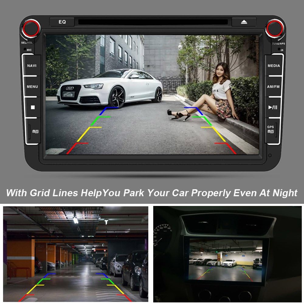 Car Rear View Backup Parking Camera HD Waterproof W2672