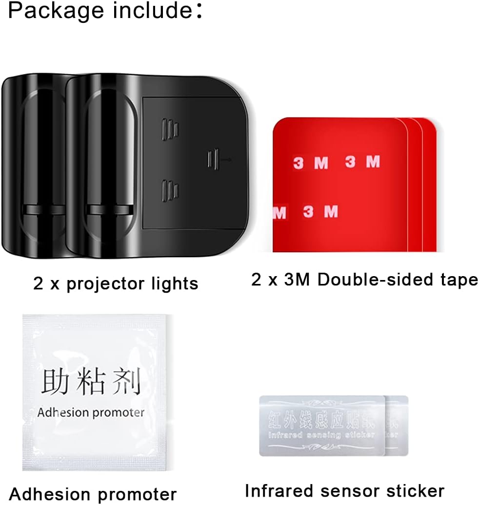 Wireless Projector Car Door Step Led Lights K8139