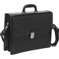 Black Leather Brief K32604