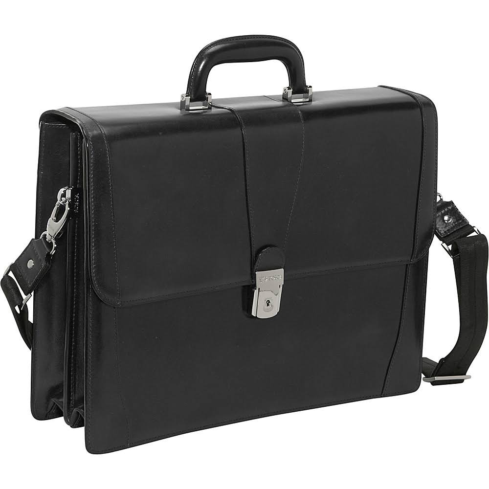 Black Leather Brief K32604