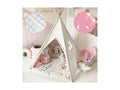 Kids Foldable Play Tent with Mat & Light String & Carry Case H32851