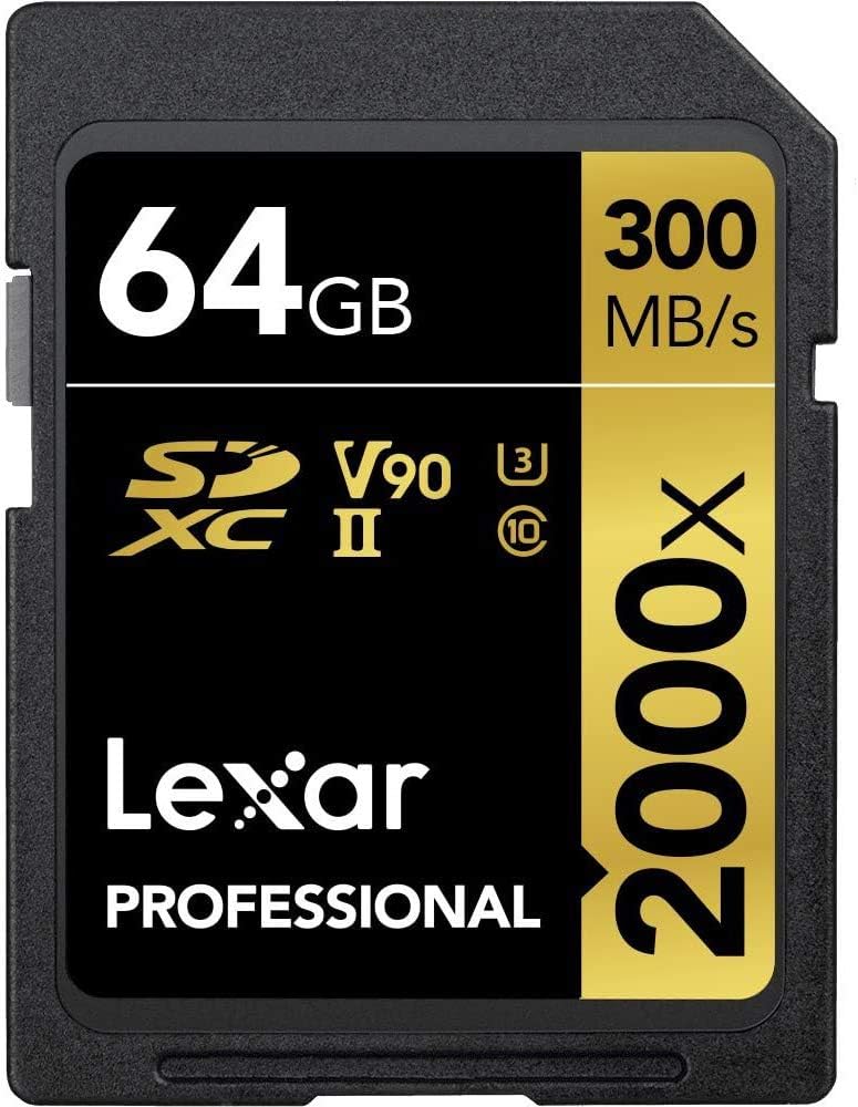 Pack of 2 64GB SDXC UHS-II Memory Cards X420147