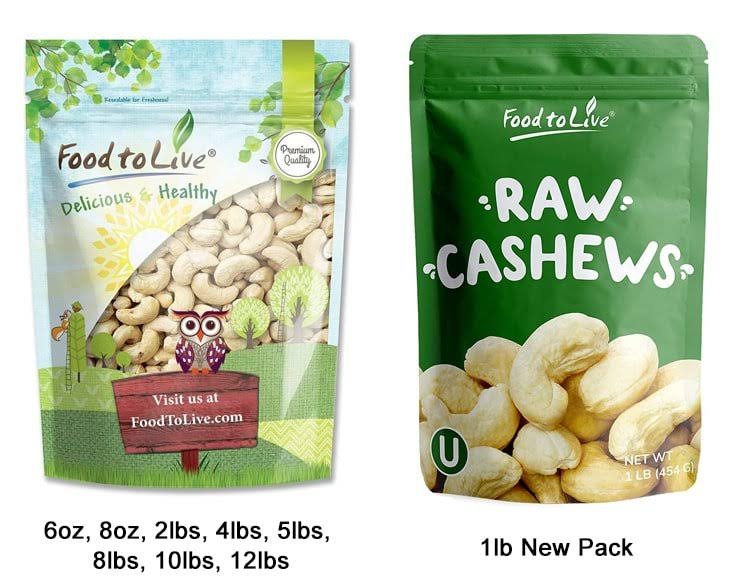 Whole Raw Cashews N153