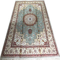 4ft x 6ft Handmade Silk Carpet J8933