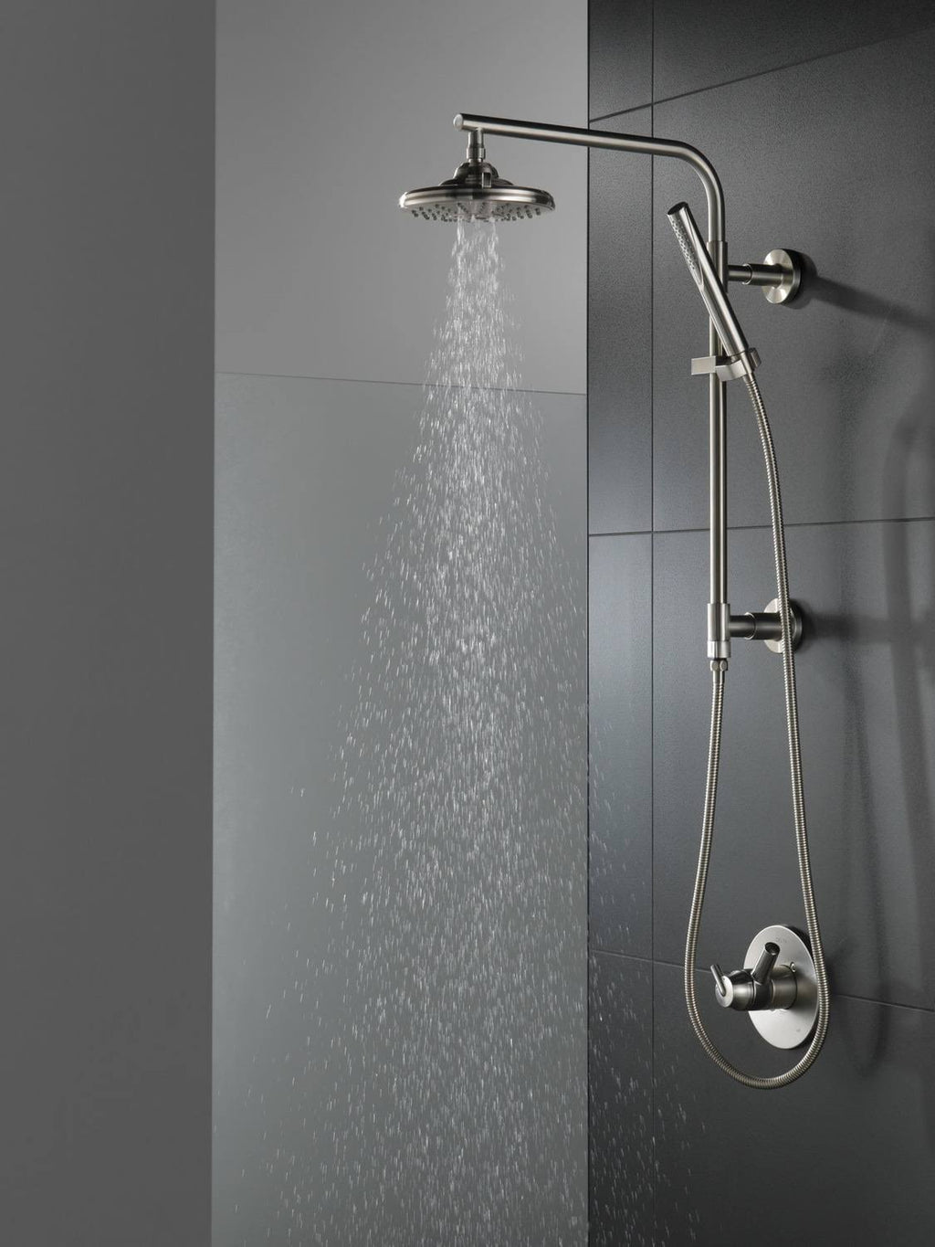 3-Setting Raincan Shower Head Stainless W68530