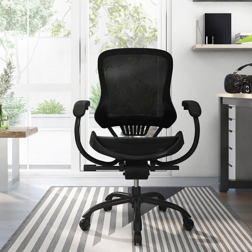 Black Mesh Ergonomic Office Chair with Adjustable Height N836