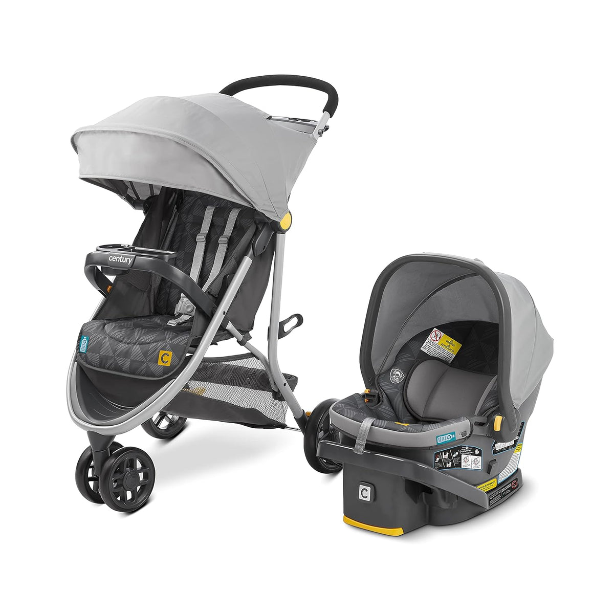 2-in-1 Lightweight Travel System Infant Car Seat and Stroller Combo F820383