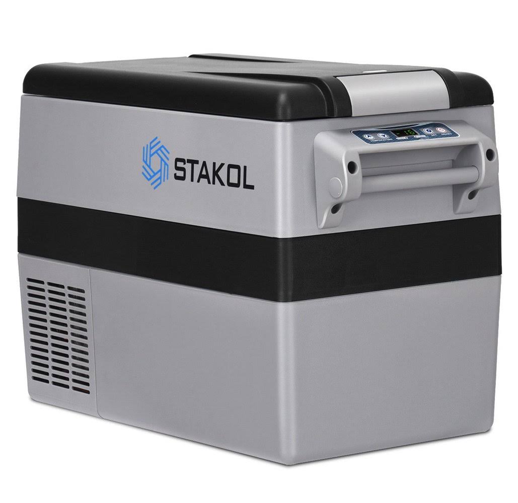 44 Quarts Portable Electric Car Cooler Refrigerator/Freezer Compressor Black Gray J4841