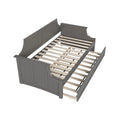 Grey Twin Wood Daybed with Trundle R551611