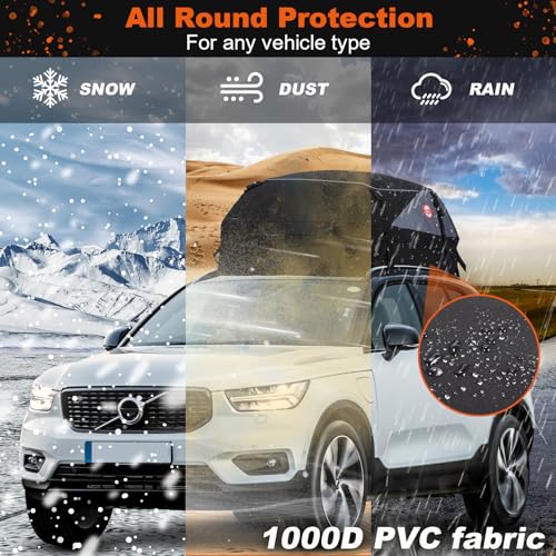 20 Cubic Feet Waterproof Soft Shell Roof Cargo Carrier W267