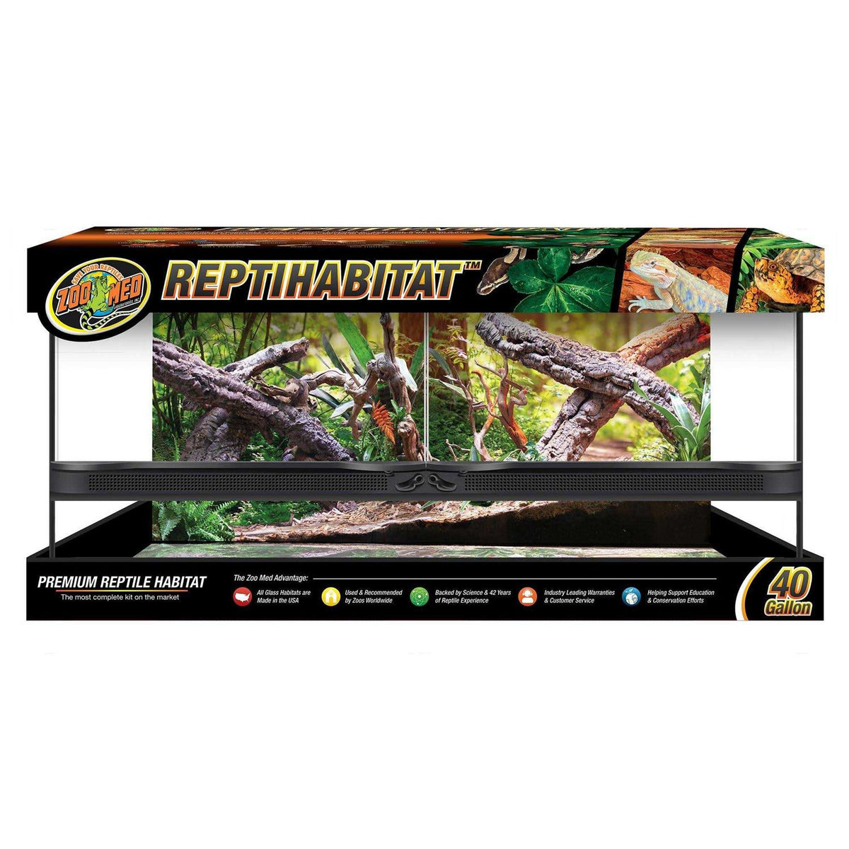 40 Gallon Double Door Terrarium X7064