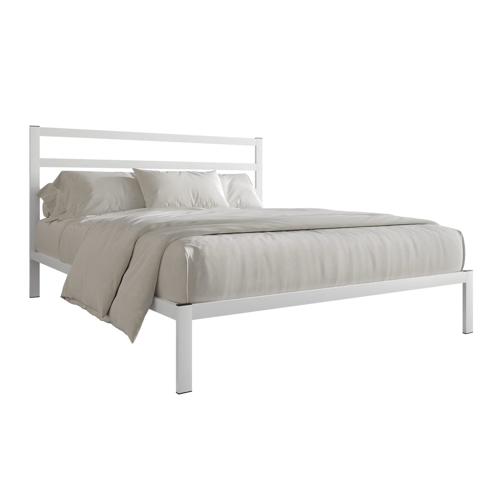 Queen Size Black Metal Platform Bed N760394