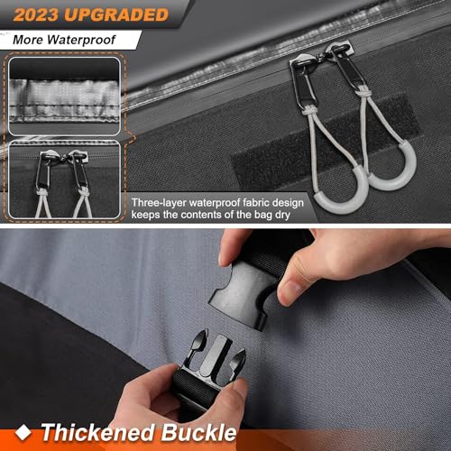 20 Cubic Feet Waterproof Soft Shell Roof Cargo Carrier W267