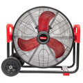 24 inch Brushless DC Motor Drum Fan Black I503