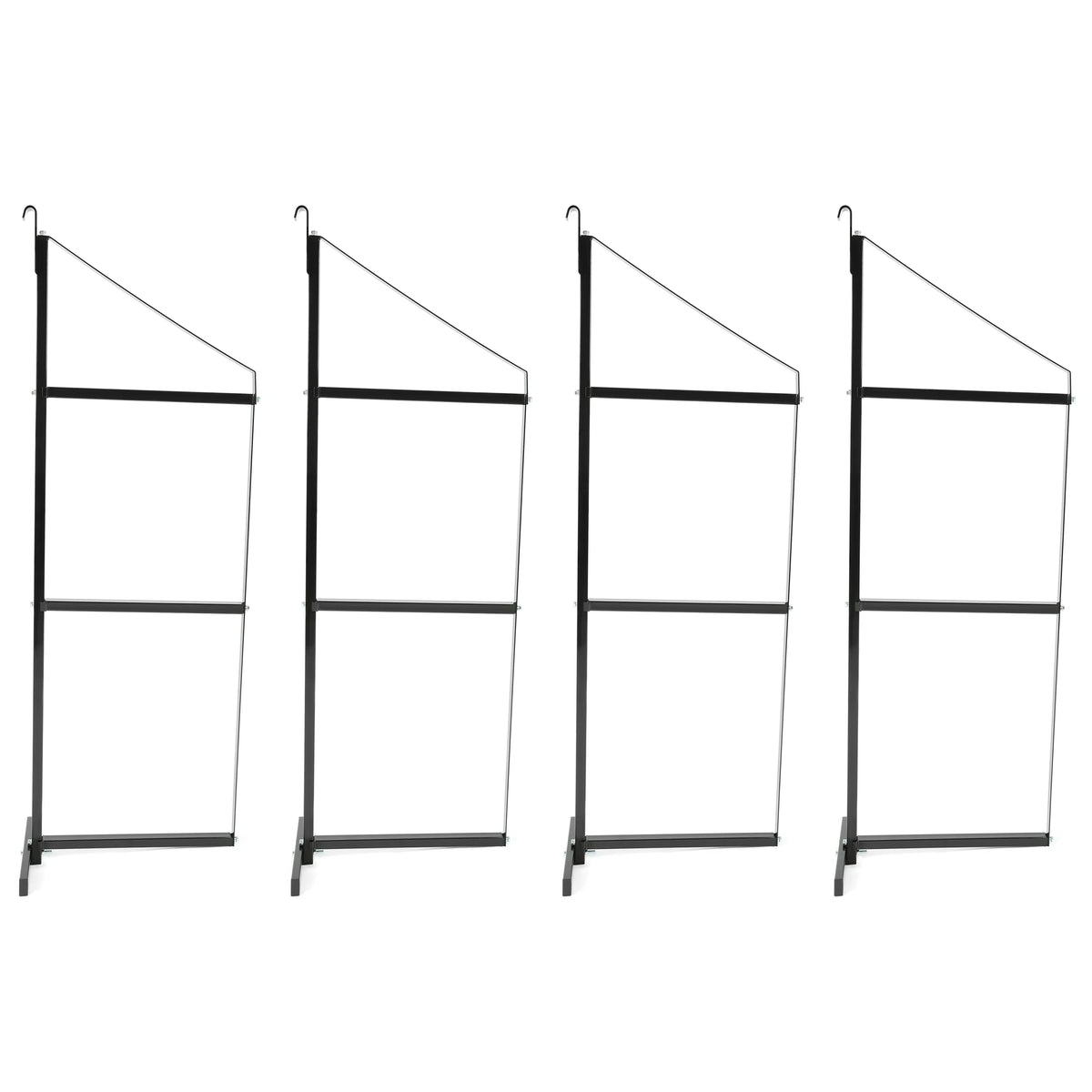 3 Tier Shipping Container Shelving Bracket 18" x 60" Black K858851