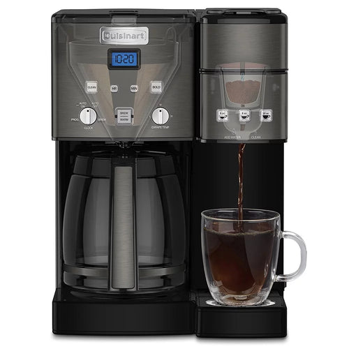 12 Cup Coffeemaker and Single Serve Brewer with 4 Pack Reusable Ice Cubes A970