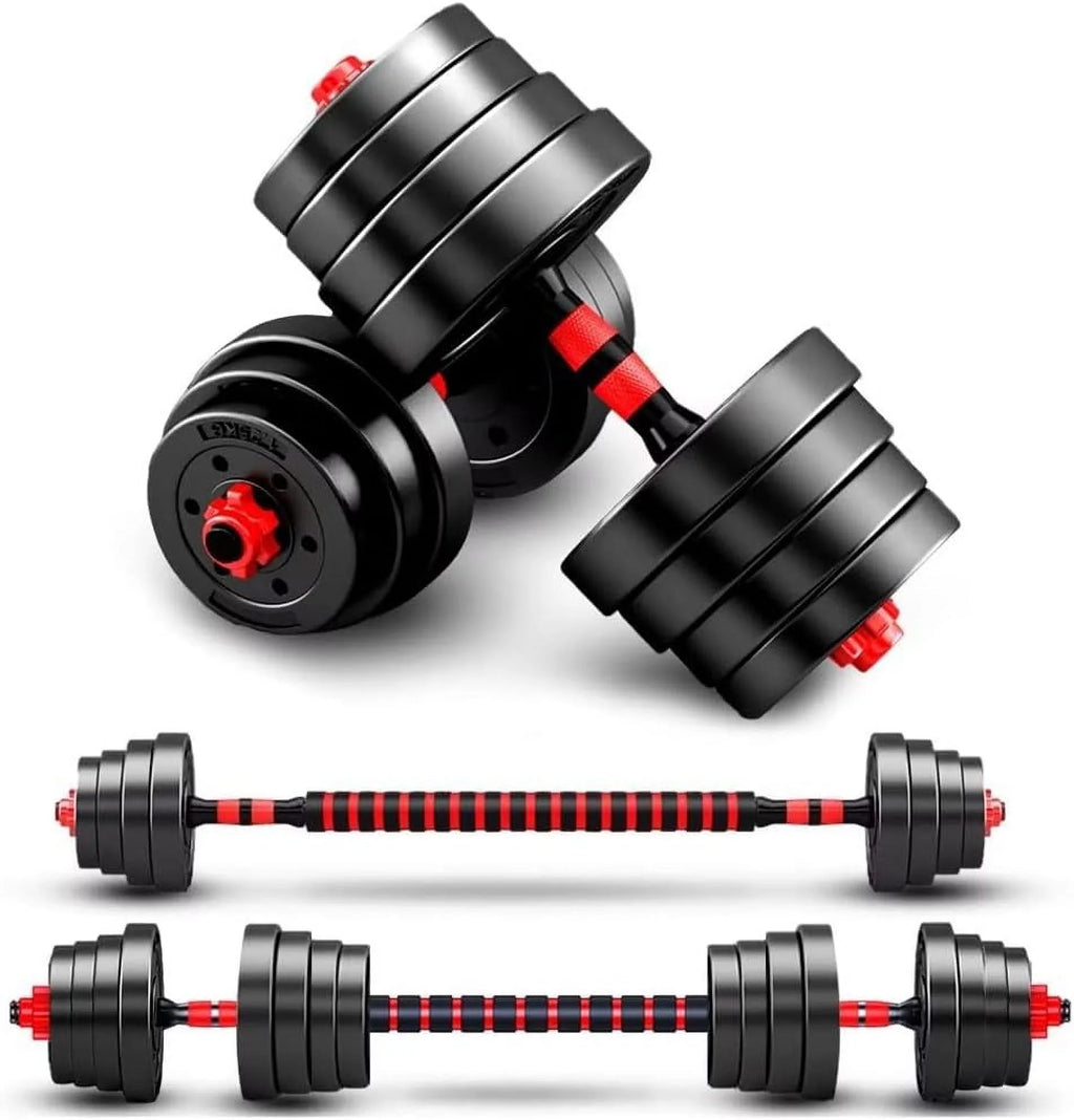 66LB 2 in 1 Adjustable Dumbbell Set with Connecting Rod M894