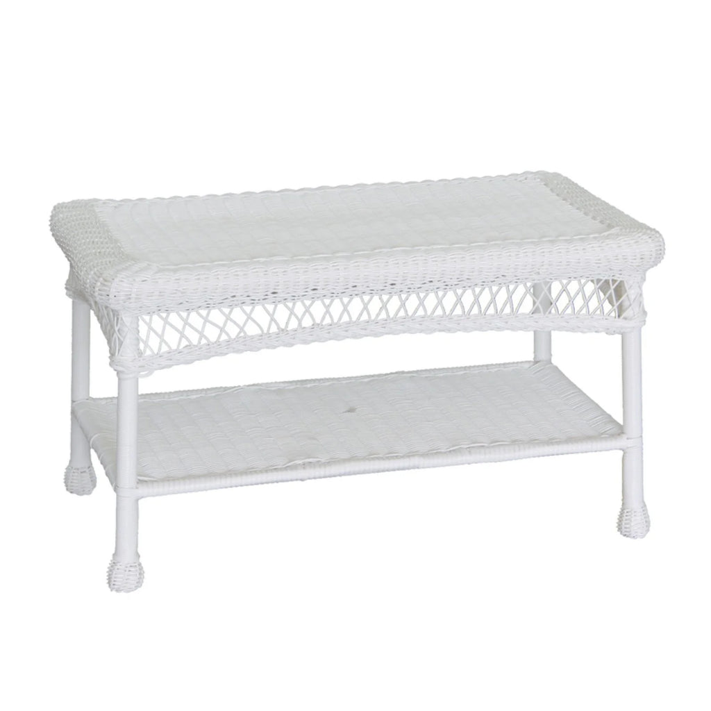 White Wicker Coffee Table H845209