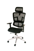 Black Ergonomic Mesh Office Chair with Headrest and Armrests V533310