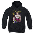 Black Youth Pullover Hoodie Sweatshirt H117222