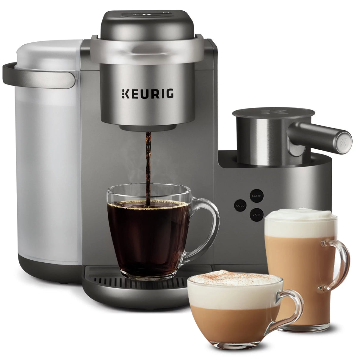 Single Serve K-Cup Pod Coffee, Latte and Cappuccino Maker T81915