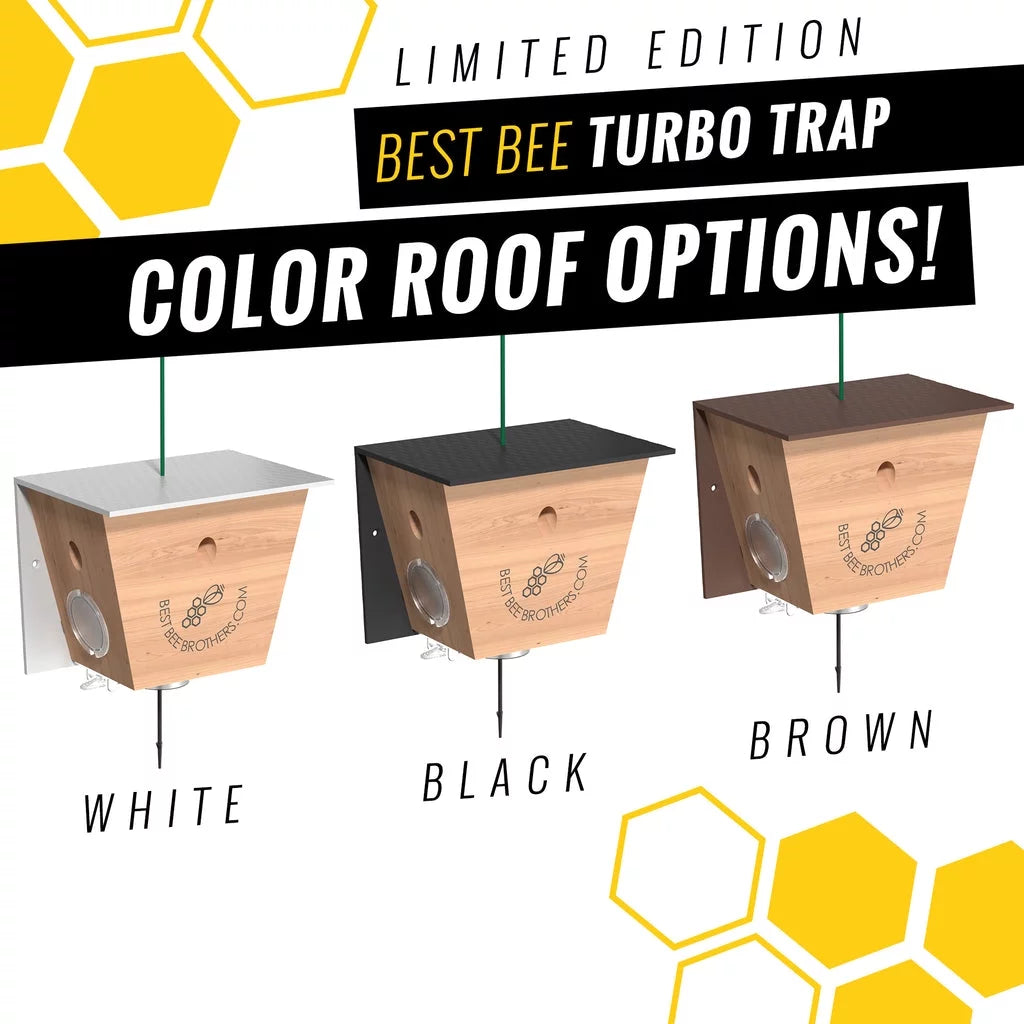 Carpenter Bee Trap with Brown Roof F4216
