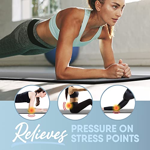 Extra Thick Skid Resistant Yoga Mat with Carrying Strap D9770