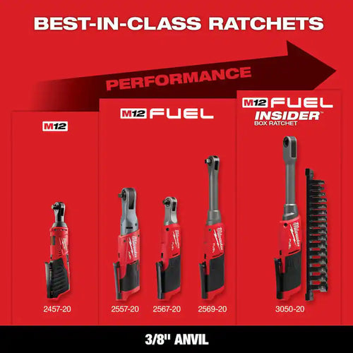 12V Lithium-Ion 3/8 in. Cordless Ratchet with 2.0 Ah Starter Kit X420