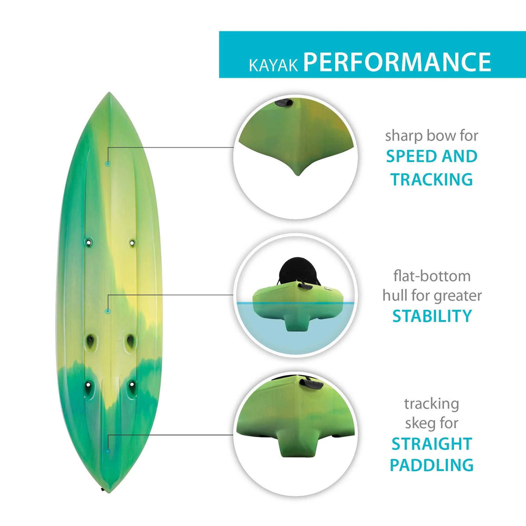 Sit-On-Top Kayak with Paddle U3740