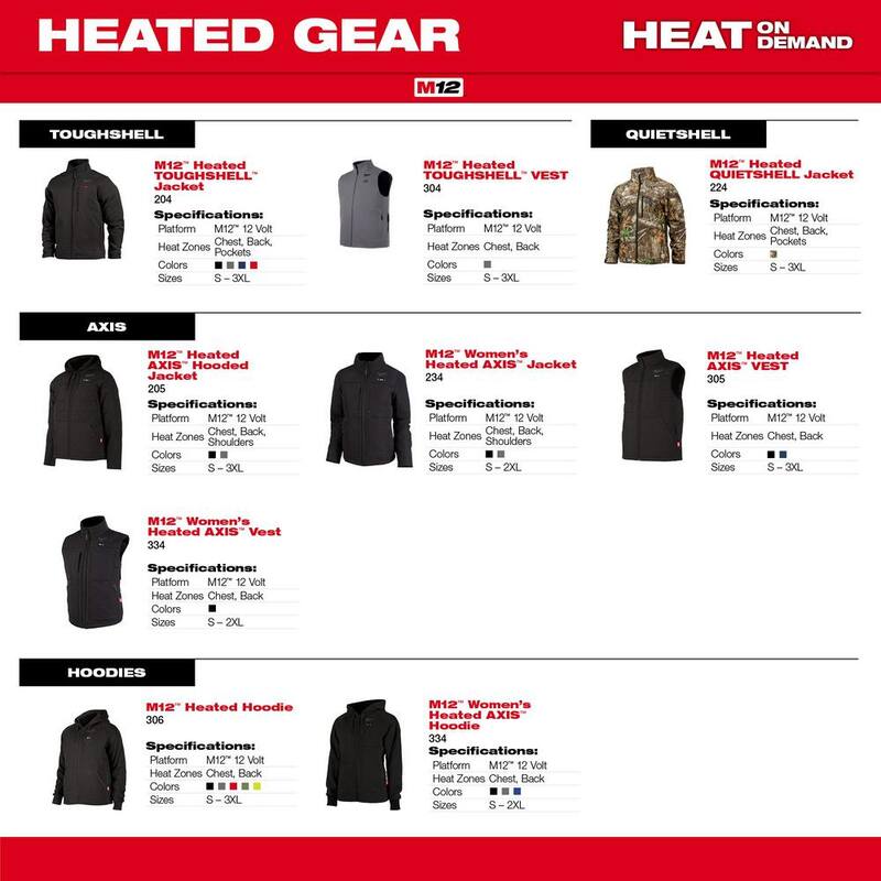 Men's Heated Jacket Hoodie E7950