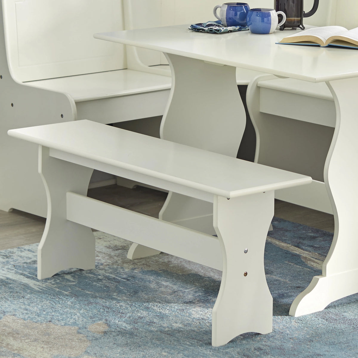 Espresso Corner Dining Nook with Storage R3951