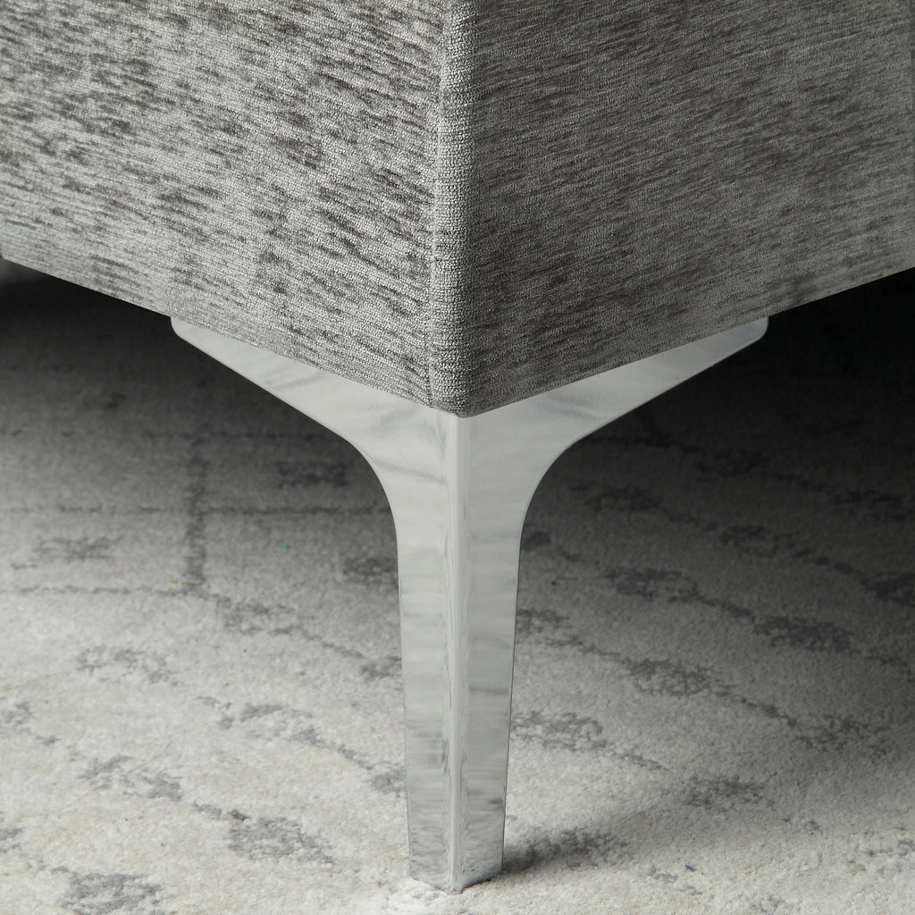 Chenille Padded Sectional C857