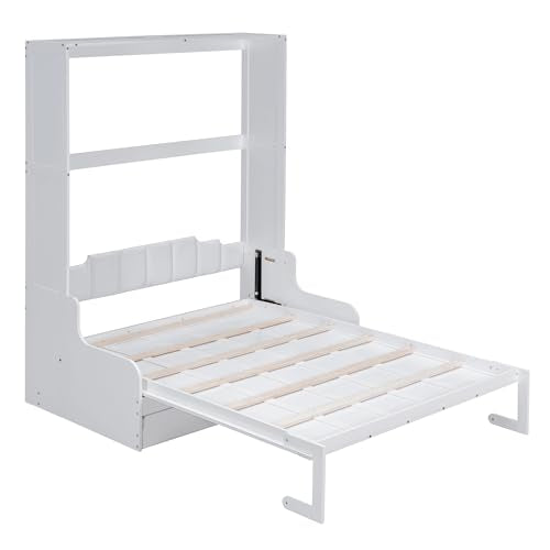 Queen Size Grey Murphy Bed with Sofa and Cushion X12635