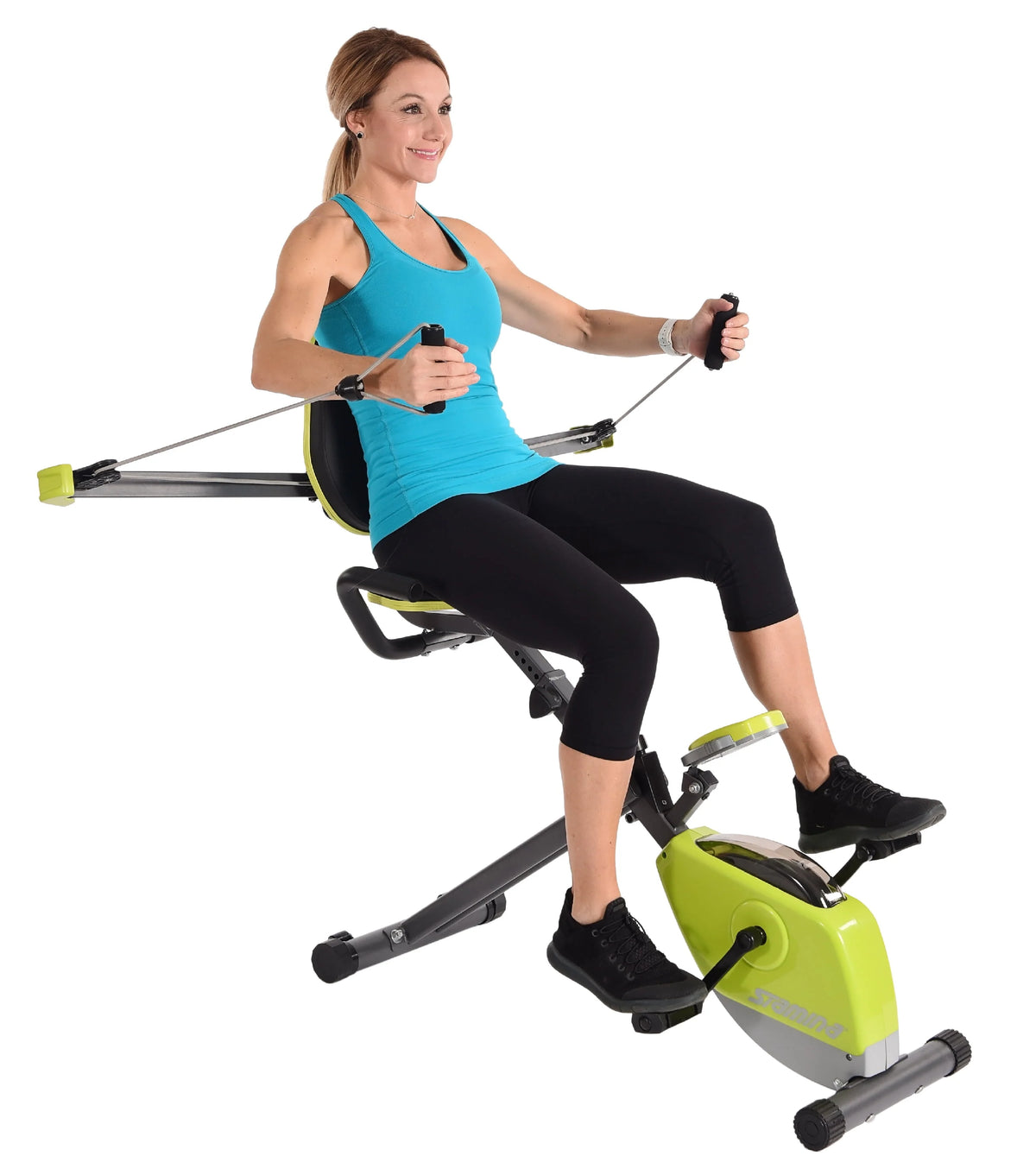 Upright Exercise Bike with Upper Body Resistance Arms H54670