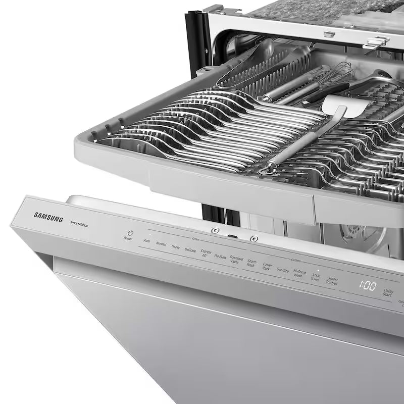 46 dBA Dishwasher with StormWash and AutoRelease Door in Stainless Steel E846
