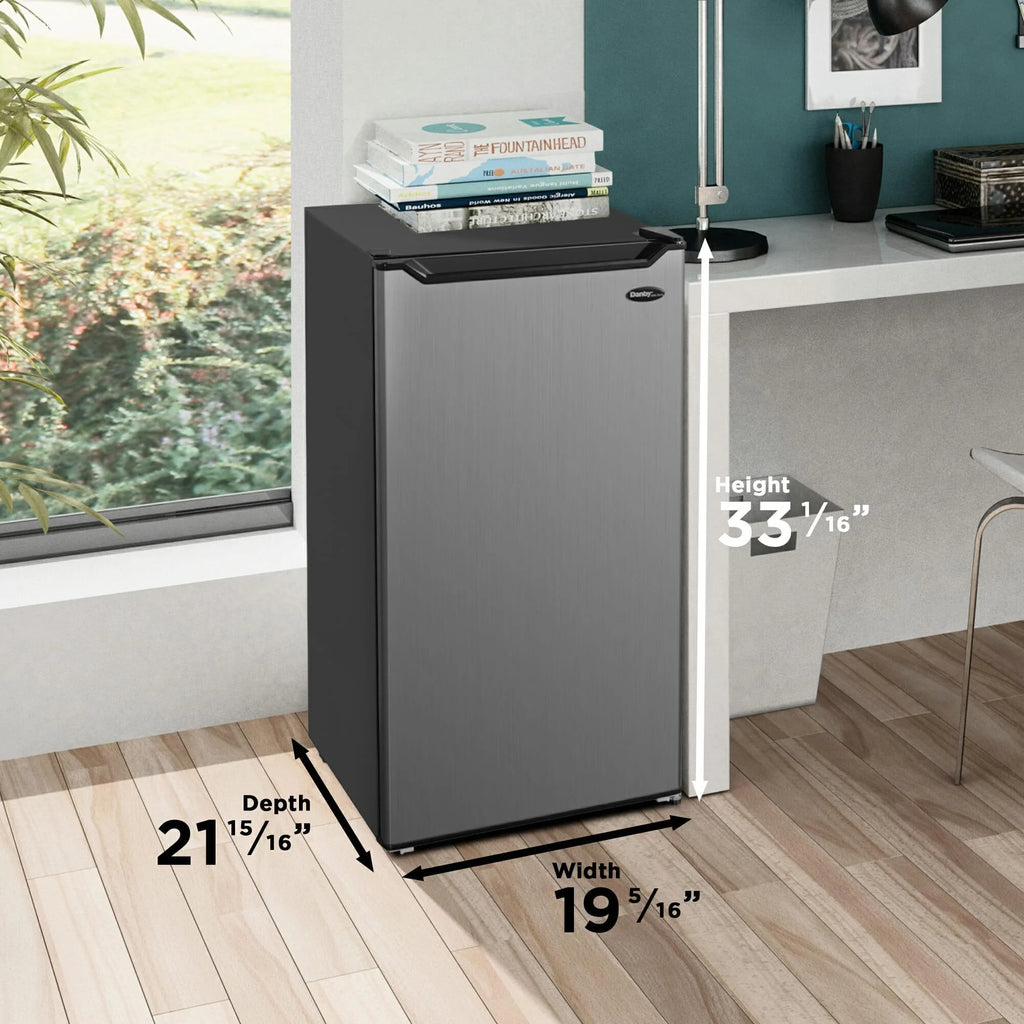 4.4 cu. ft. Compact Refrigerator Spotless Steel Y182