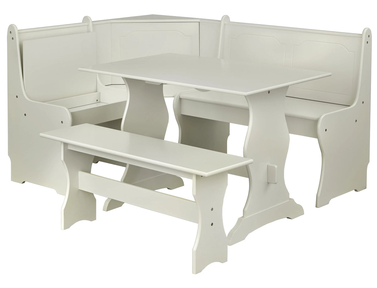 Espresso Corner Dining Nook with Storage R3951