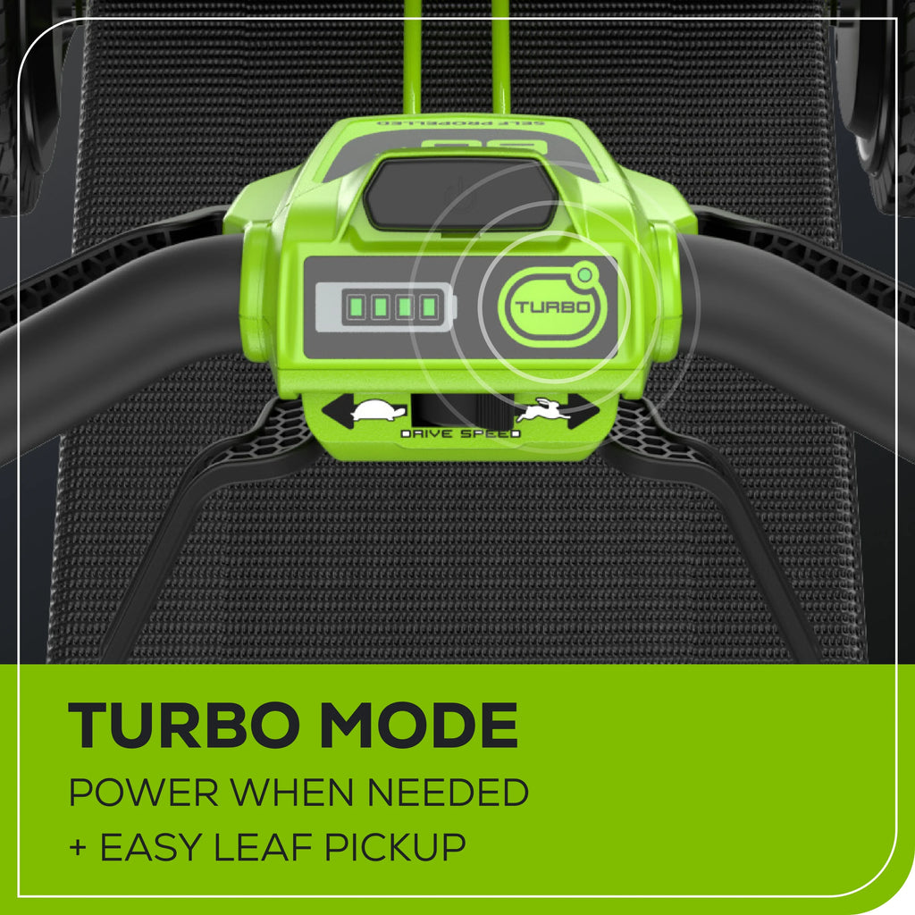 60V 21 Self Propelled Lawn Mower with 8.0 Ah Battery & Charger W7713