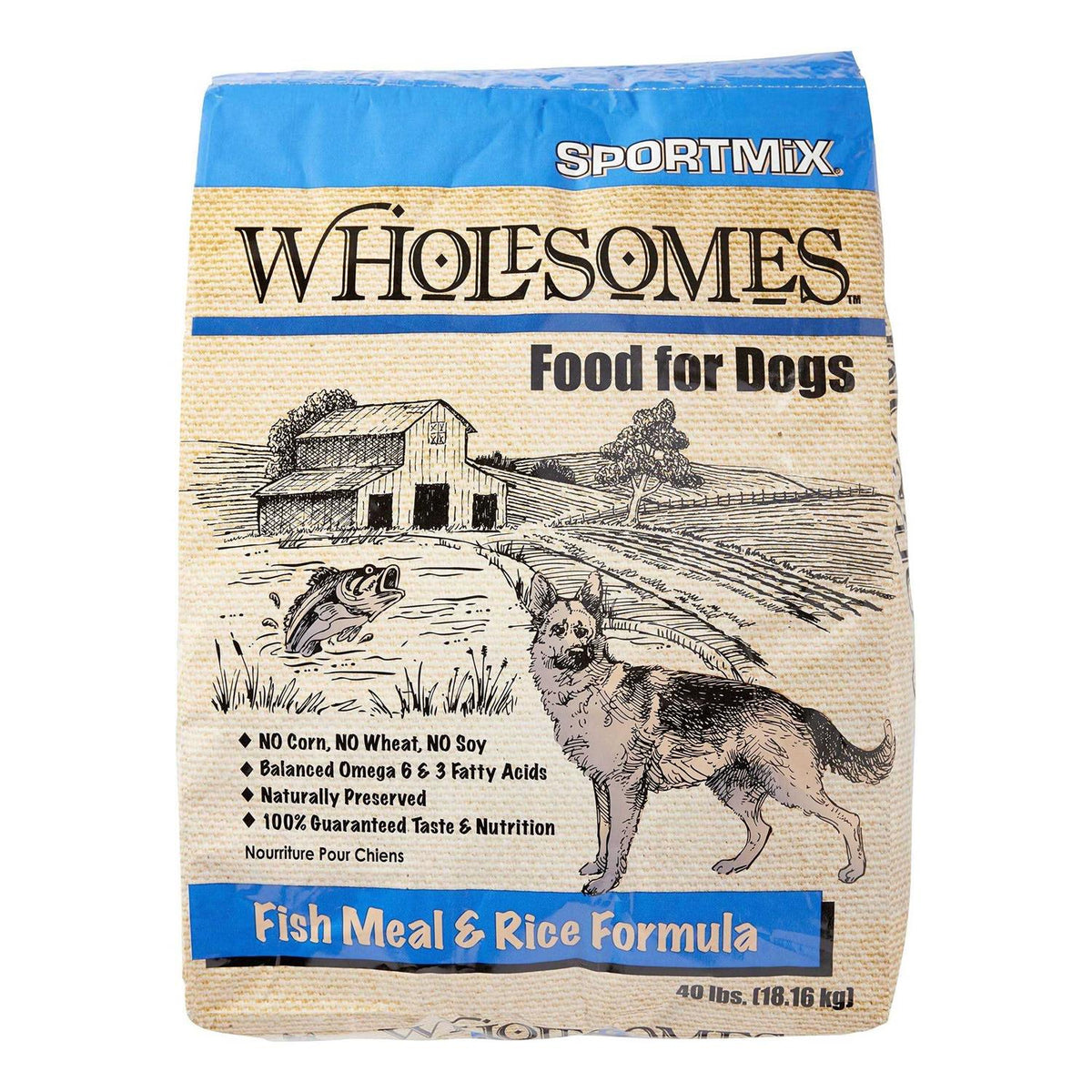Fish Meal and Rice Dry Dog Food L164432